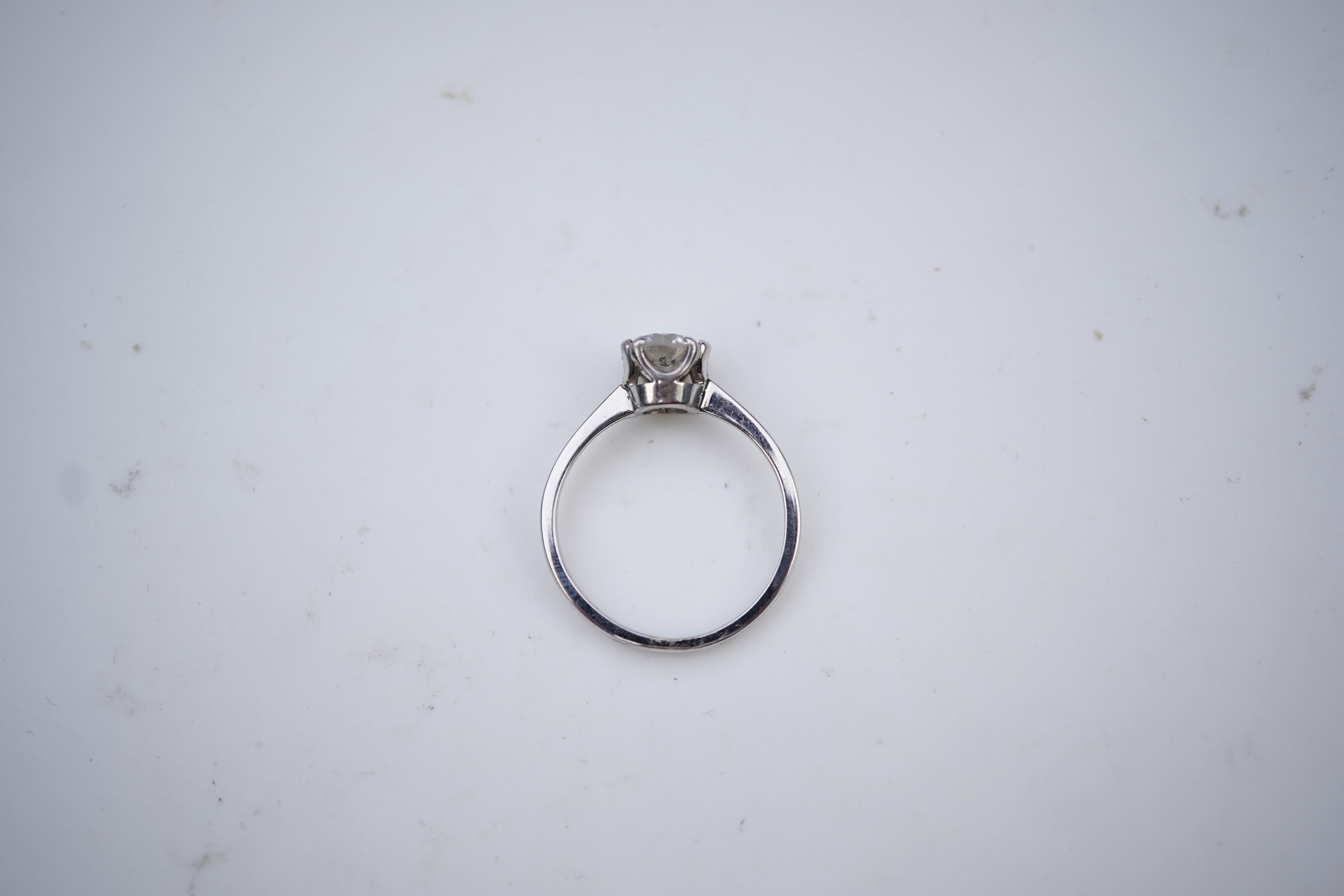 A diamond cluster ring, circa 1900